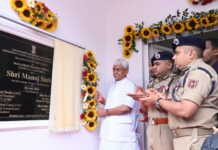 LG Sinha Inaugurates Yatri Bhawan at Mata Kheer Bhawani Temple in Ganderbal
