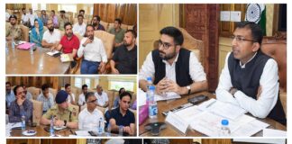 Div Com Kashmir Reviews Arrangements for Kheer Bhawani Mela, Stresses Seamless Facilities for Devotees