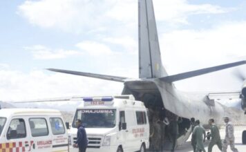 Critically Ill Patients Airlifted from Ladakh to Chandigarh by IAF