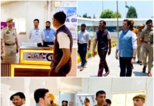 Div Com reviews Amarnath Yatra arrangements at Srinagar airport