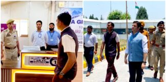 Div Com reviews Amarnath Yatra arrangements at Srinagar airport