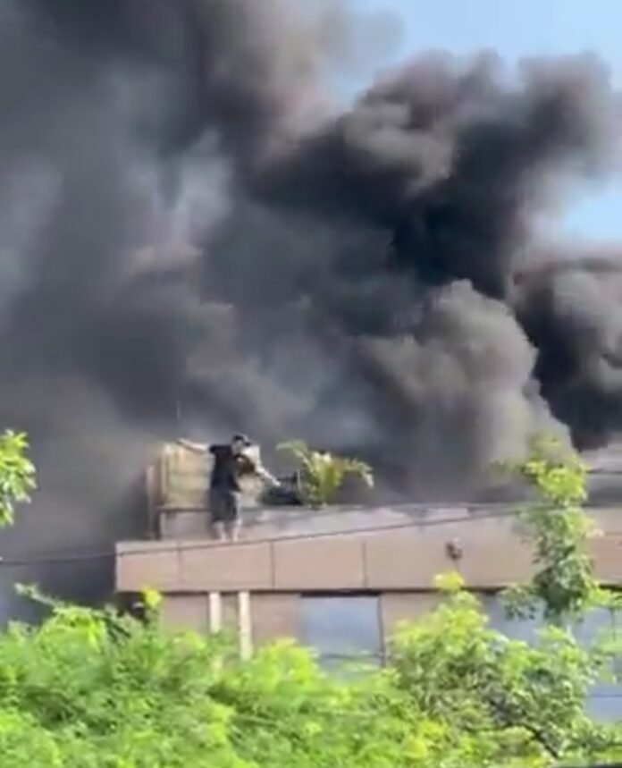 Major fire at a restaurant in Malviya Nagar area of south Delhi