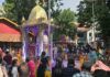 Thousands of Devotees Attend Kheer Bhawani Mela at Tulmulla Shrine in Central Kashmir