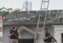 Pakistani military installation attacked in Karachi, several soldiers killed, injured