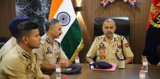 DGP Reviews Security, Pilgrim Arrangements at Nunwan Base Camp for Amarnath Yatra