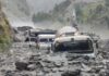 Flash floods trigger landslide in Kishtwar; vehicles buried, rescue operations underway