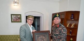 Army Chief Gen Dhiraj Seth Meets J&K CM Omar Abdullah in Srinagar