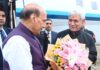 Rajnath Singh in Srinagar; To Attend Kargil Vijay Diwas Ceremony at Drass