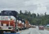 Landslide blocks Jammu-Srinagar highway; 1,700 trucks stranded, traffic halted