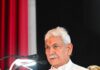 J&K LG Sinha pays tribute to Partition victims, calls for peace and national unity