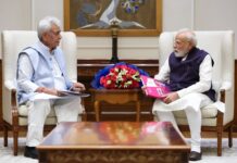J&K LG Manoj Sinha Meets PM Modi in New Delhi
