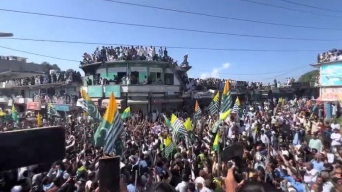 Protest in Pakistan-occupied Jammu and Kashmir