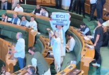 Congress members protest in J&K Assembly, demand CEC’s resignation