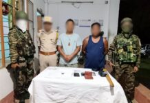 Two NSCN(IM) Overground Workers Apprehended in Joint Operation in Assam