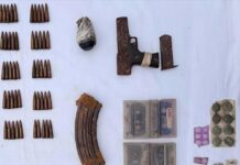 Arms, ammunition recovered from suspected hideout in J&K’s Reasi