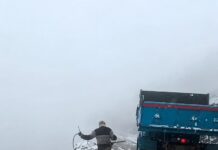 Fresh snowfall blankets higher reaches of Kaobal Gali in North Kashmir