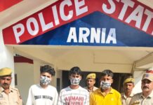 Six members of ‘Khouf Gang’ arrested in Jammu, pistol and ammunition recovered