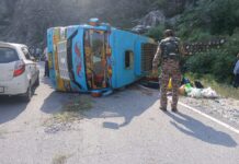 Two killed, seven injured as Matador overturns near Bakkal Tunnel in J&K’s Reasi