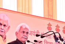J&K LG Sinha lays foundation stone of Mata Lalleshwari cultural centre in Jammu