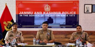 IGP Kashmir Reviews Srinagar Security Grid, Traffic Management