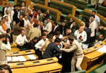 Four MLAs Marshalled Out as Ruckus Erupts in J&K Assembly
