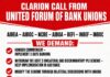 Bank strike called by Unions for Friday