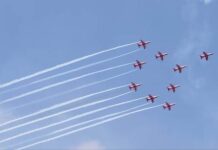 Over 1 lakh witness Suryakiran Aerobatic Team’s maiden display over Meerut skies