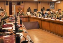 Northern Army Commander Holds Security Review Meeting in Srinagar