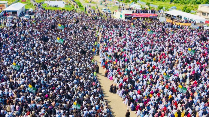 Protesters in Pakistan-occupied Jammu and Kashmir