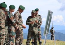 GOC Spear Corps Reviews Security Situation, Operational Preparedness in Manipur