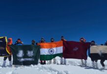 Trishakti Corps Lauds Mountaineers for Conquering 7,264-Metre Himalayan Peak