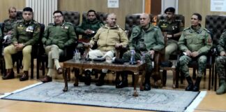 J&K DGP, 15 Corps GOC Review Counter-Terror Operations in South Kashmir