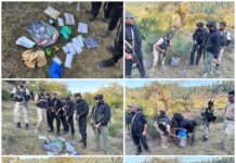 Bag With Medicines, Eatables Recovered J&K’s Doodhpathri Encounter Site
