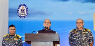 Rajnath Singh Hails Indian Navy’s Growing Maritime Power, Indigenous Capability