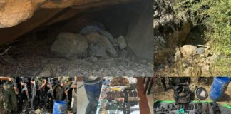Huge arms, ammunition cache recovered in J&K’s Sopore forests