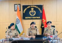 IGP Jammu Reviews Security, Counter-Terrorism Preparedness During Kishtwar Visit