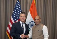 Rajnath Meets US Defence Secretary, Discuss Military Cooperation